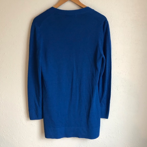 SOLD*Isabella Bird Blue Button Up Cardigan Sweater - Picture 5 of 7